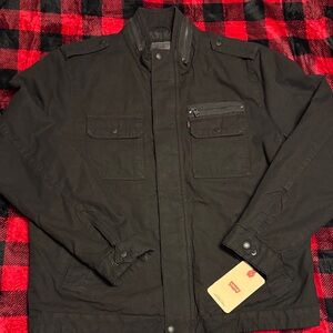 NWT Levi's Men's Black Military Field Jacket